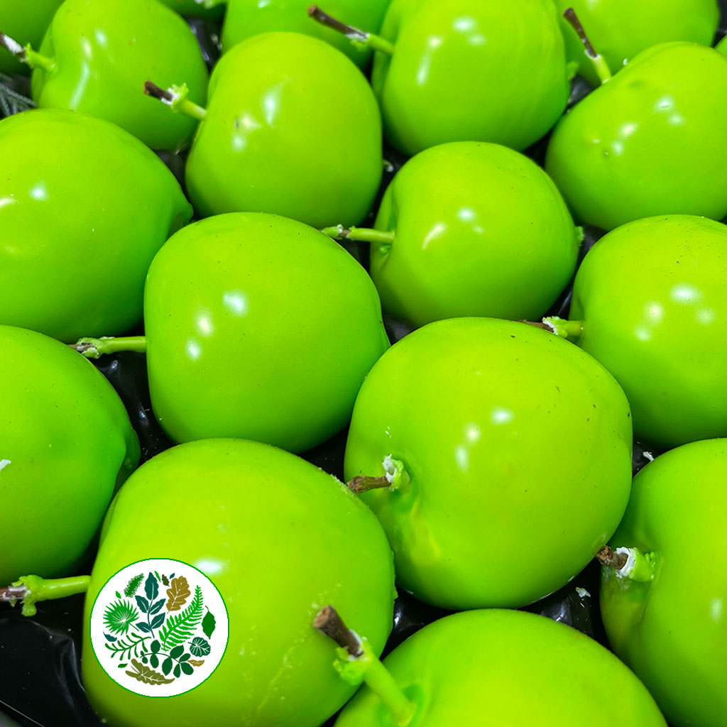 Waxed &#39;Apples&#39; (Various Colours) Tray (x30)