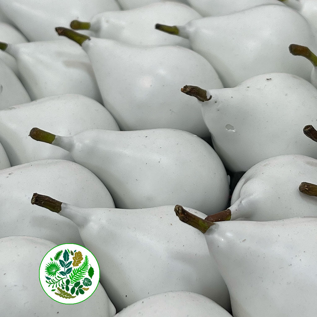 Waxed 'Pears' (Various Colours) 'With and Without Glitter' (x39)