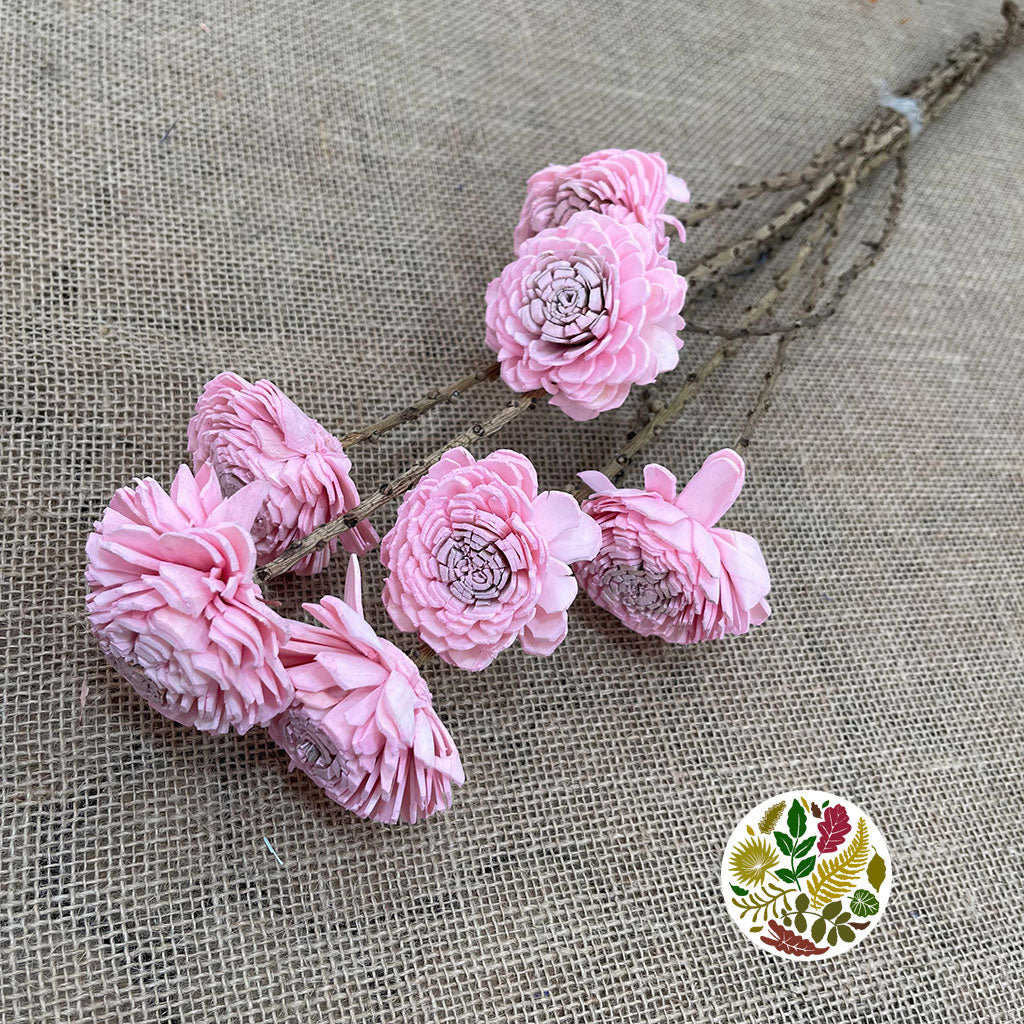 Shola (Man Made) &#39;Ranunculus&#39; (Various Colours) (7pcs) 60cm