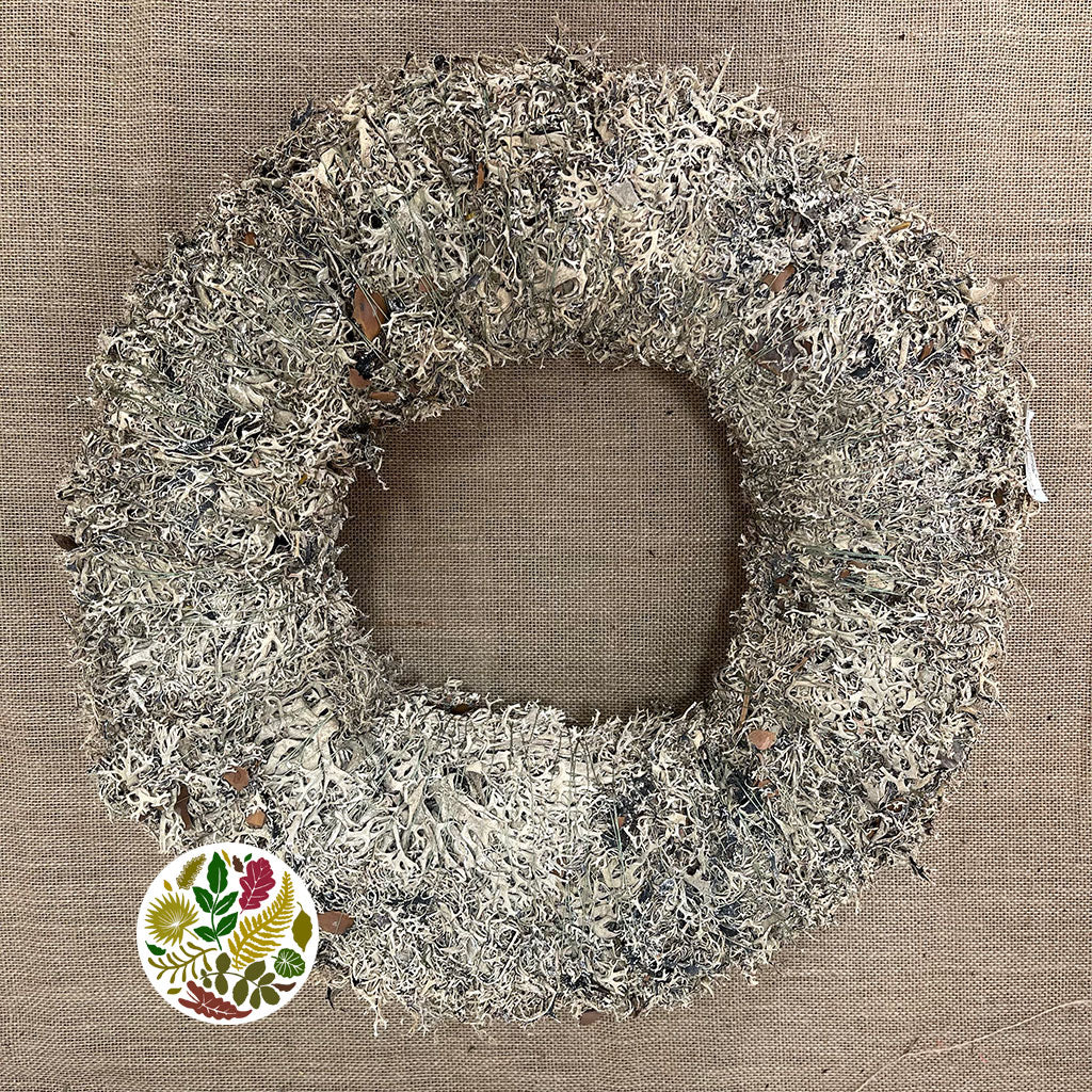 Wreath &#39;Moss&#39; (Lichen) (DRY) 35cm