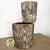 Birch Bark 'Planter' Round 'Cubra' (Set of 2) (Various Sizes)