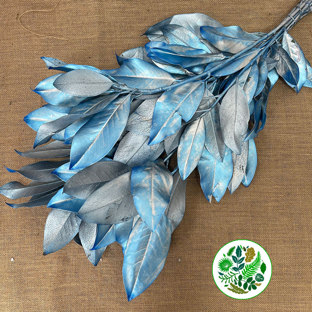 Magnolia &#39;Foliage&#39; (Painted Metallic) (Various Colours) 80cm (300g)