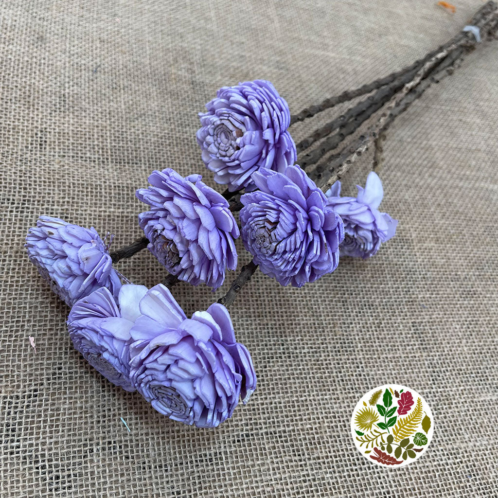 Shola (Man Made) &#39;Ranunculus&#39; (Various Colours) (7pcs) 60cm