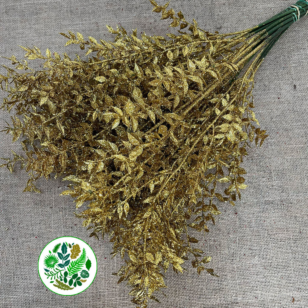 Ruscus 'Wild' (Painted & Glitter) (DRY) (x5)