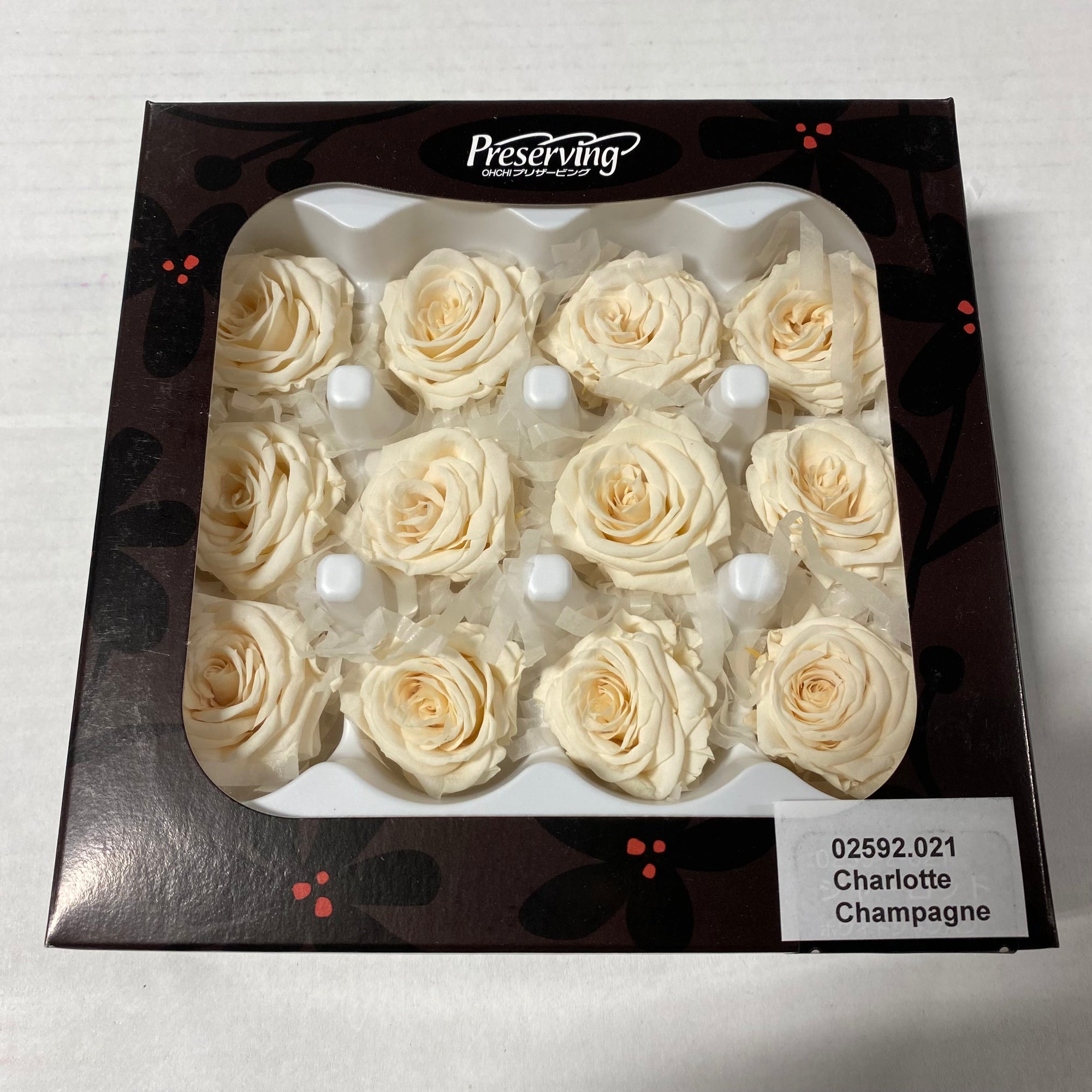 Rose Heads 'Preserved' (Various Colours & Sizes)