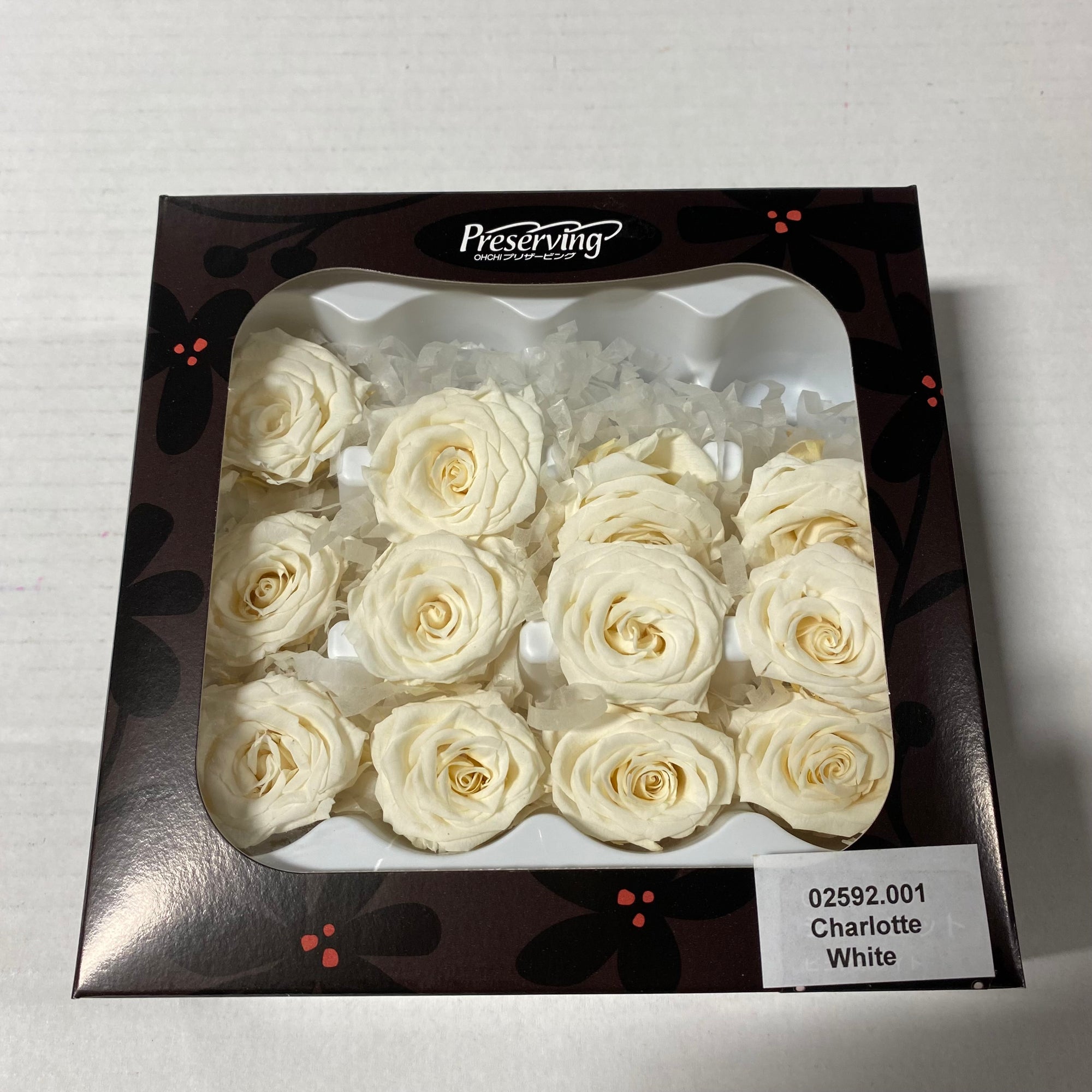 Rose Heads 'Preserved' (Various Colours & Sizes)