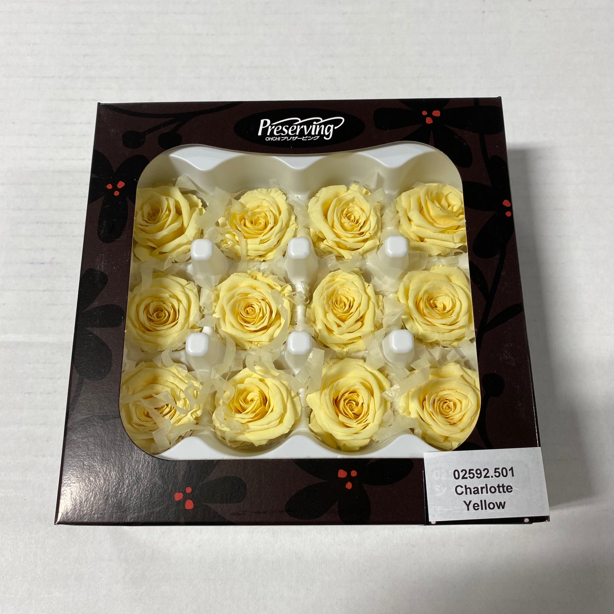 Rose Heads 'Preserved' (Various Colours & Sizes)