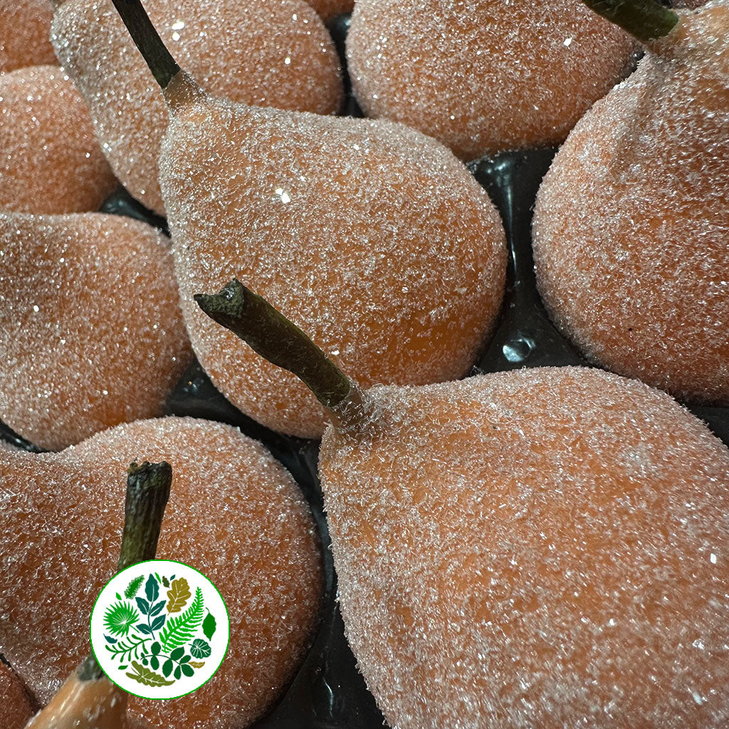 Waxed 'Pears' (Various Colours) 'With and Without Glitter' (x39)