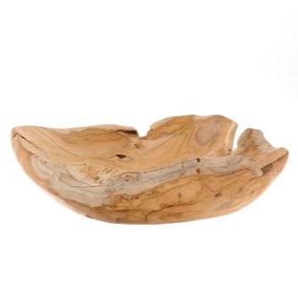 Teak &#39;Bowl&#39; (Lavo) DRY (L50cm x W40cm x H12cm)