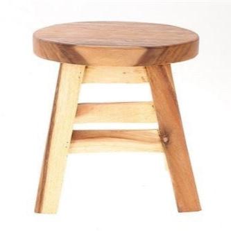Teak &#39;Chair&#39; (W25cm x H26cm x D25cm)