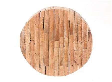 Wood Plate &#39;Cuory&#39; Made of pieces (Various Widths)