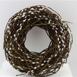 Pussy Willow Wreath (Natural) (DRY) (Various Sizes)