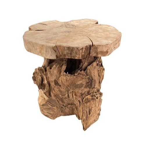 Teak 'Table' (Bentuk) (L40cm x W40cm) x H45cm)