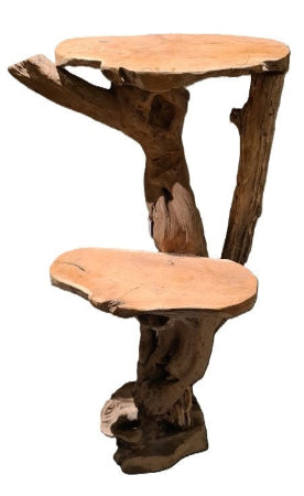 Teak 'Pot Holder' (DRY) (D50cm x H120cm)