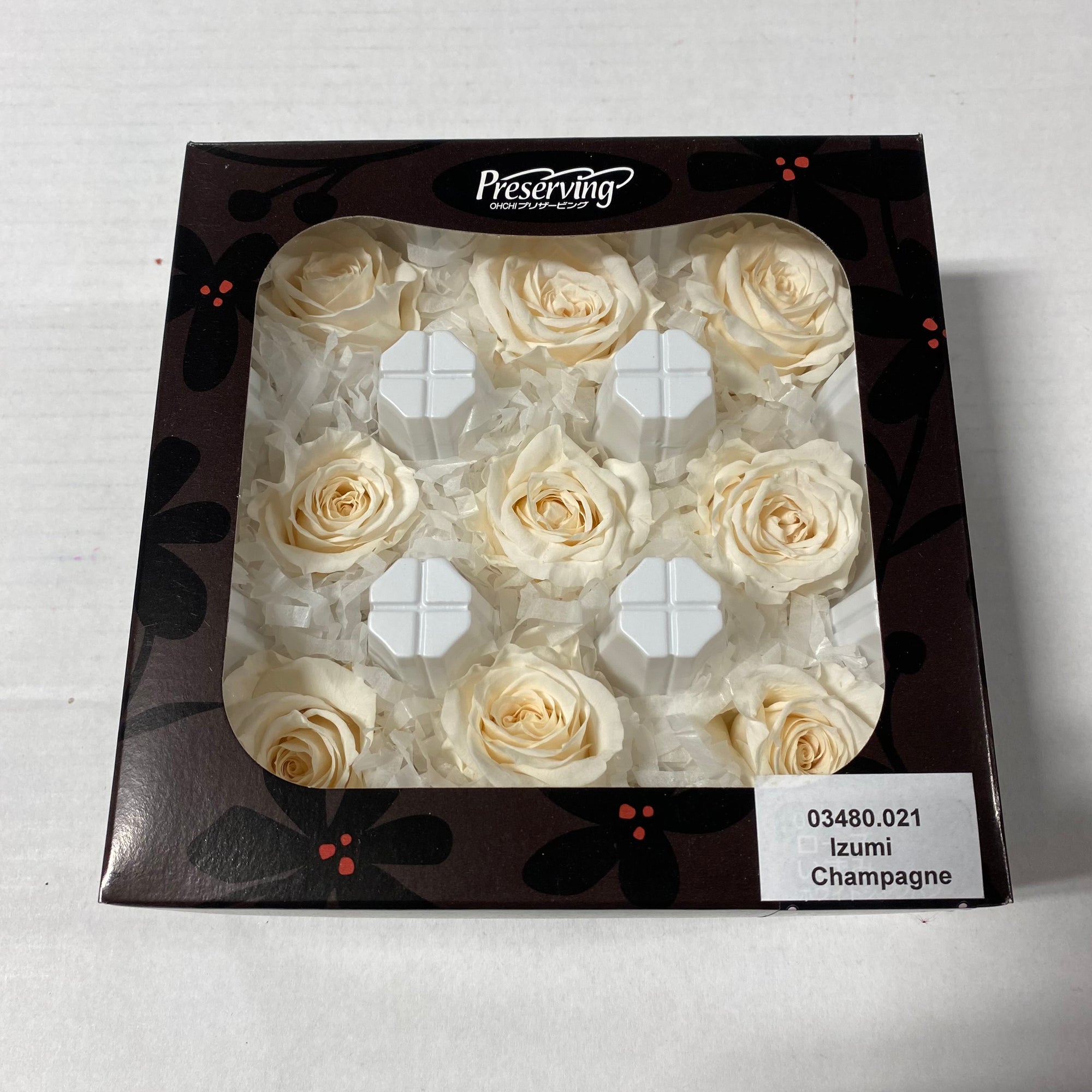 Rose Heads 'Preserved' (Various Colours & Sizes)