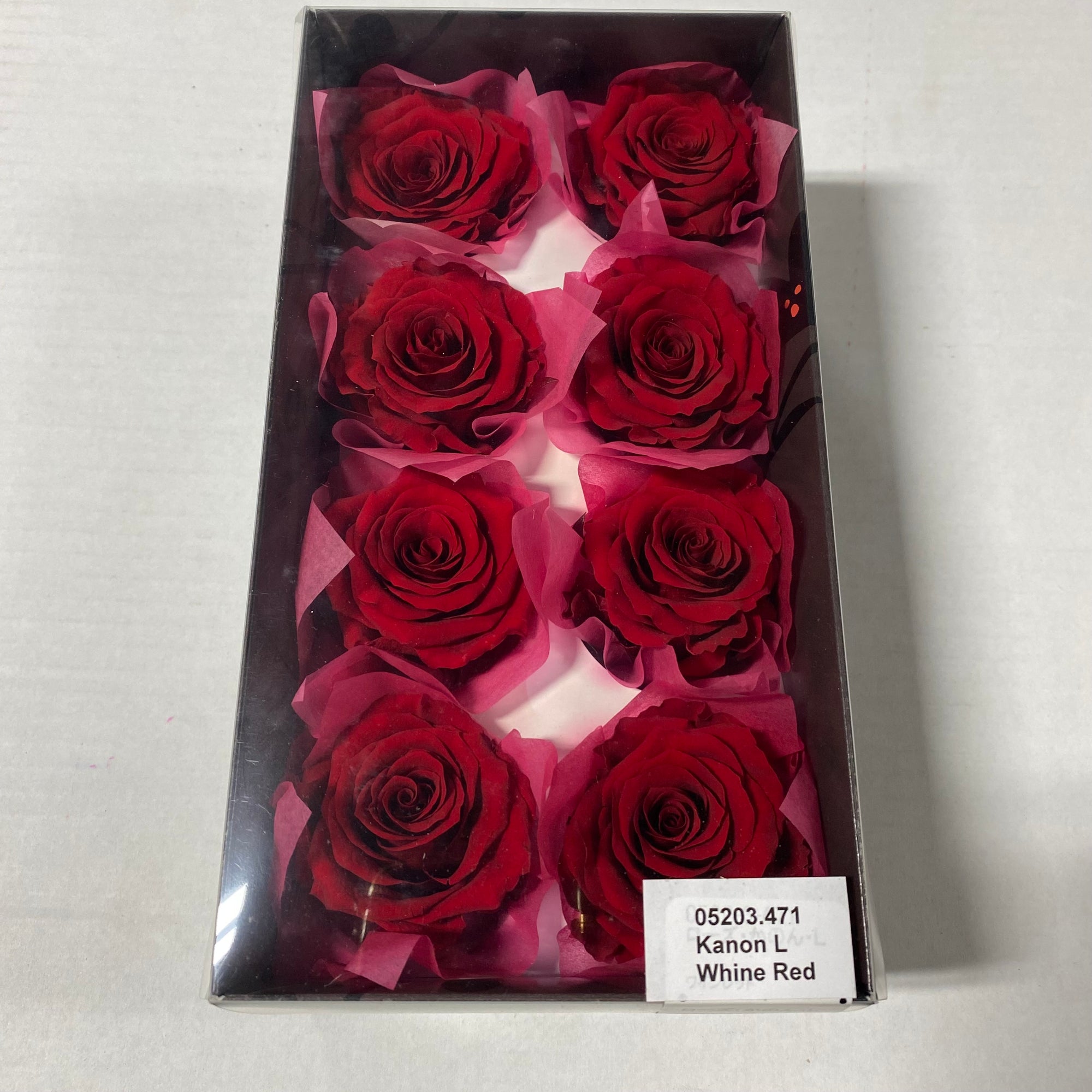 Rose Heads 'Preserved' (Various Colours & Sizes)