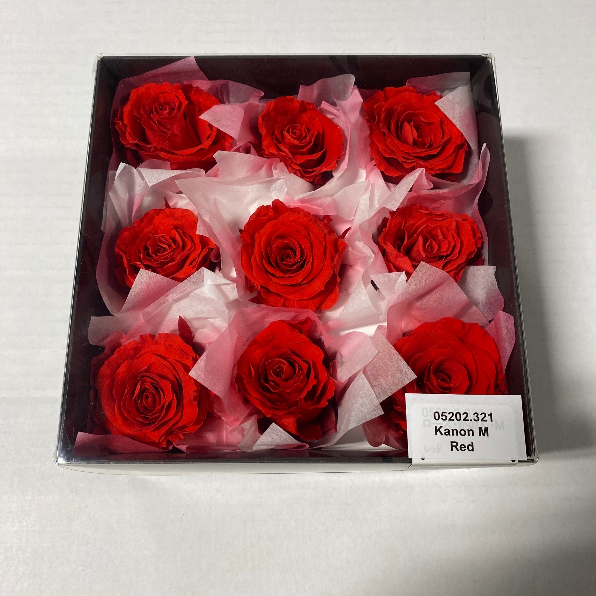 Rose Heads 'Preserved' (Various Colours & Sizes)