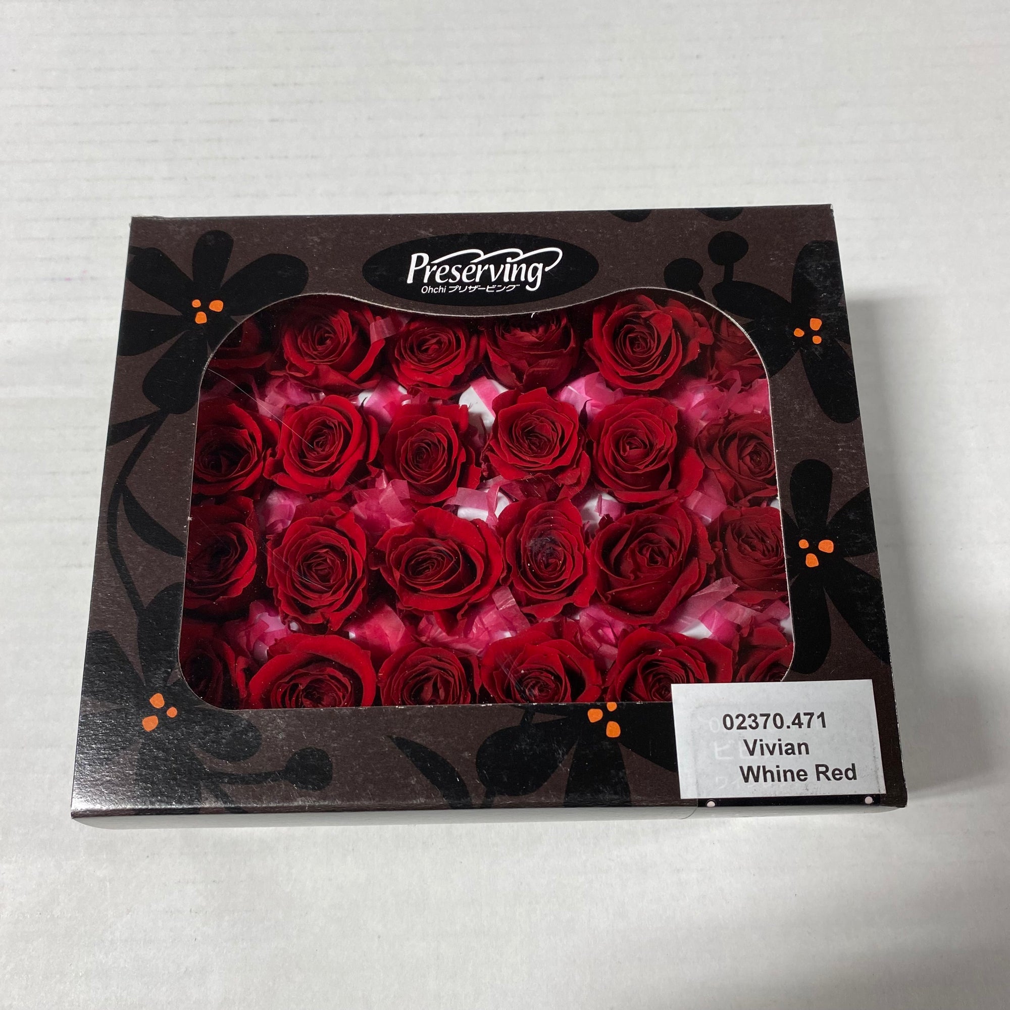 Rose Heads 'Preserved' (Various Colours & Sizes)