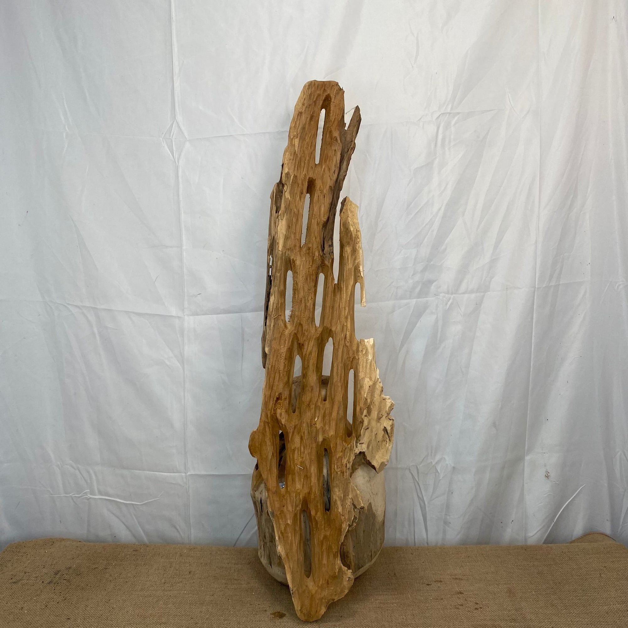 Teak 'Curved' (DRY) L90cm x W26cm x H60cm