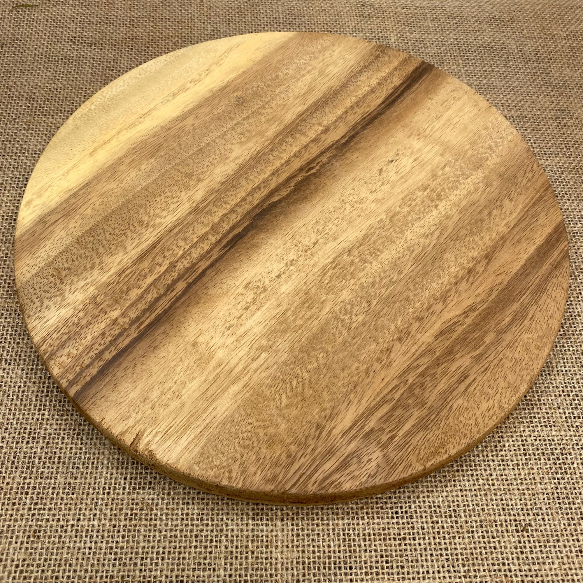 Teak Plate 'Thirak' (DRY) Round 27cm