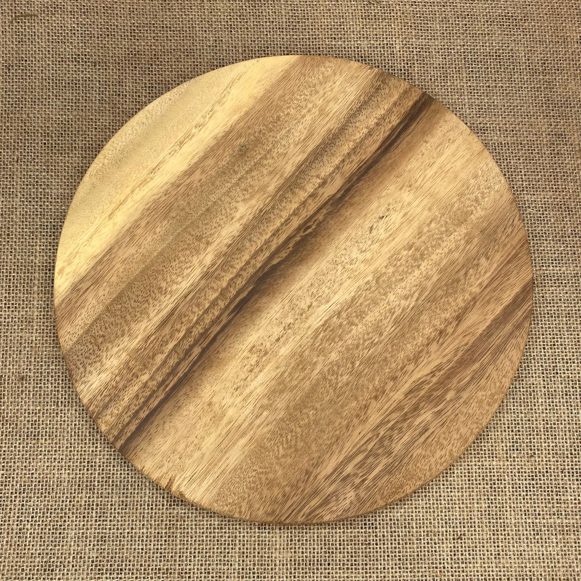 Teak Plate 'Thirak' (DRY) Round 27cm