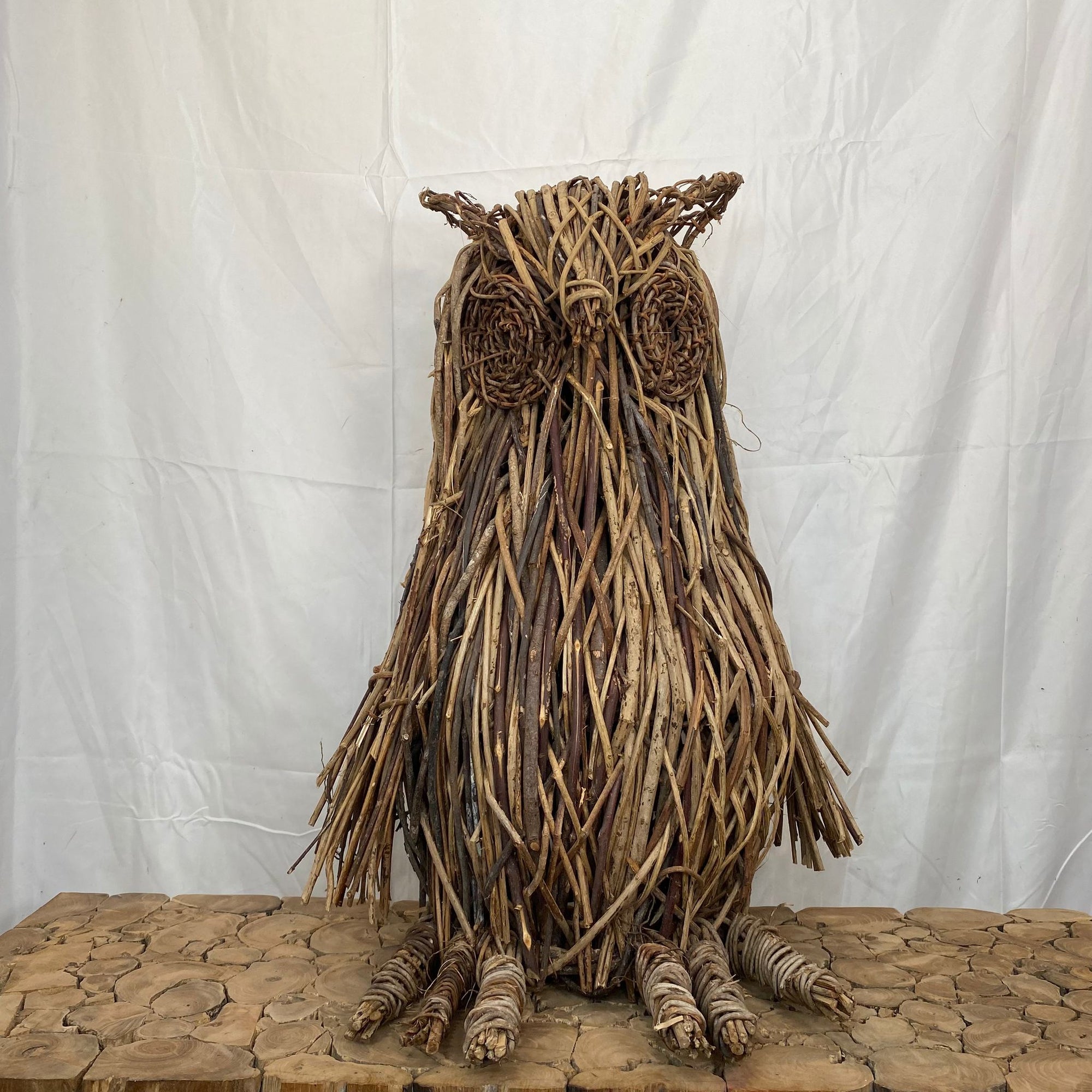 Vine 'Owl' Sculpture 70cm