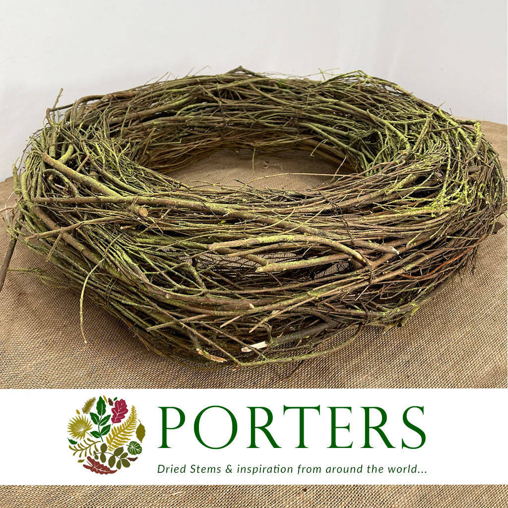 Wreath &#39;Knotweed&#39; (Natural) (DRY) (Various Sizes)