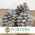 Cones 'Pinus Pinea' (White Wash) (DRY) (Various Sizes)