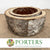 Birch Bark 'Planter' Round 'Cubra' (Set of 2) (Various Sizes)