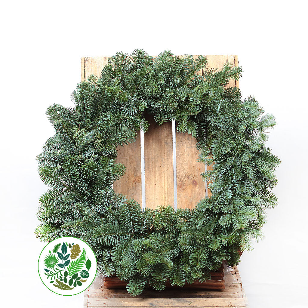 &#39;Blue Pine&#39; Wreaths (Various Sizes) (Metal Mossed Frames)