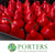 Waxed 'Pears' (Various Colours) (x39)