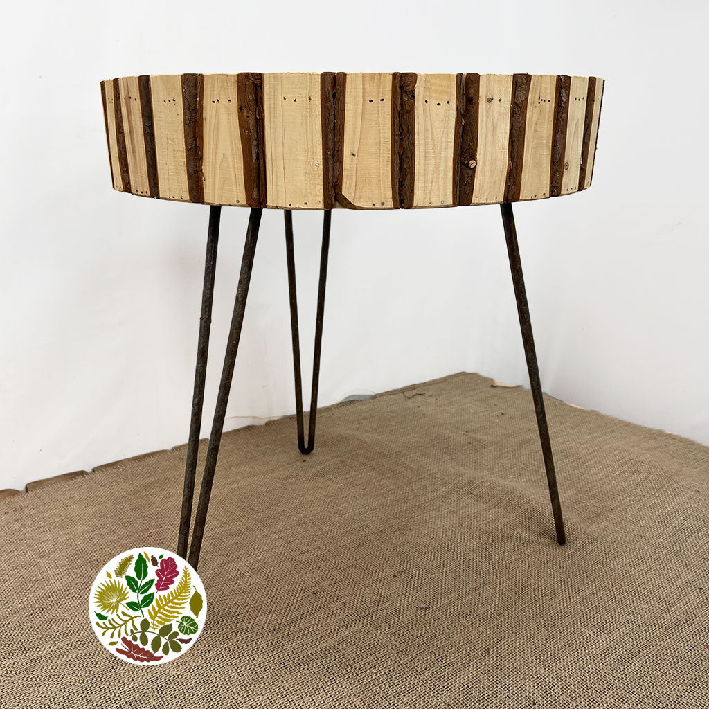 Table Wood Slices 60cm x 60cm x 54cm