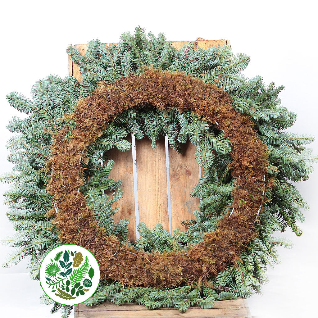 24in &#39;Blue Pine&#39; Wreath (60cm) (Mossed)