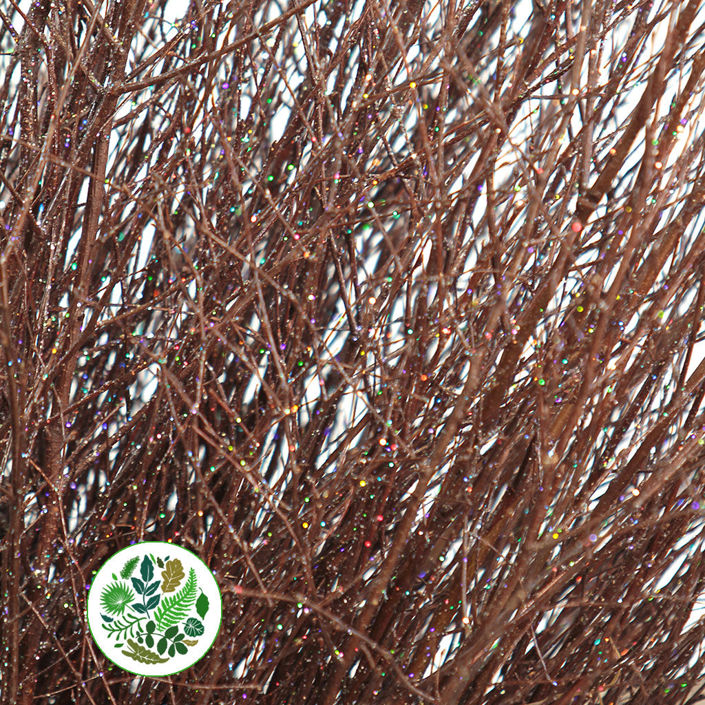 TWIG 'BROWN-Natural Brown' (with Glitter) (Painted)