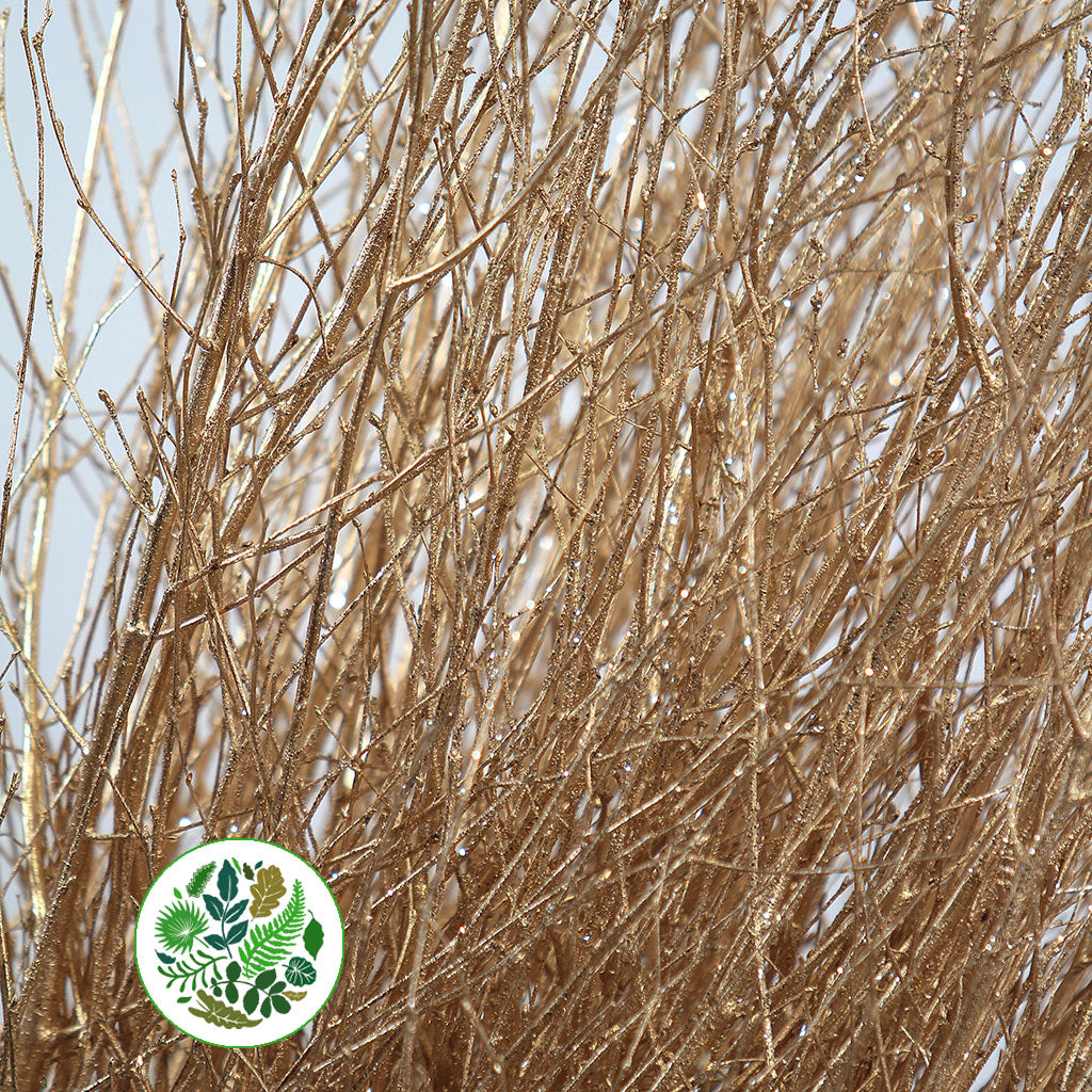 TWIG 'GOLD' (with Glitter) (Painted)