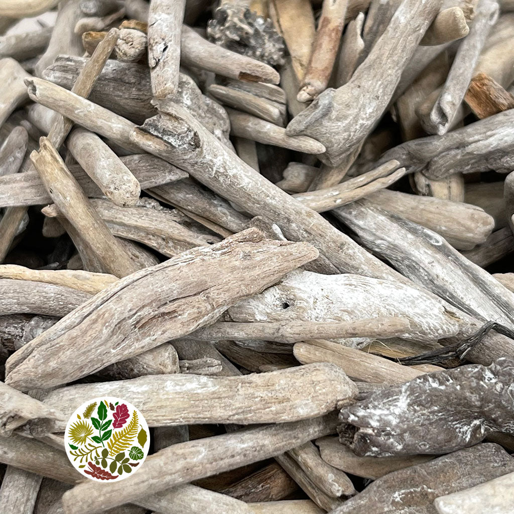 Driftwood &#39;Pieces&#39; (White Wash) (DRY) (500g)