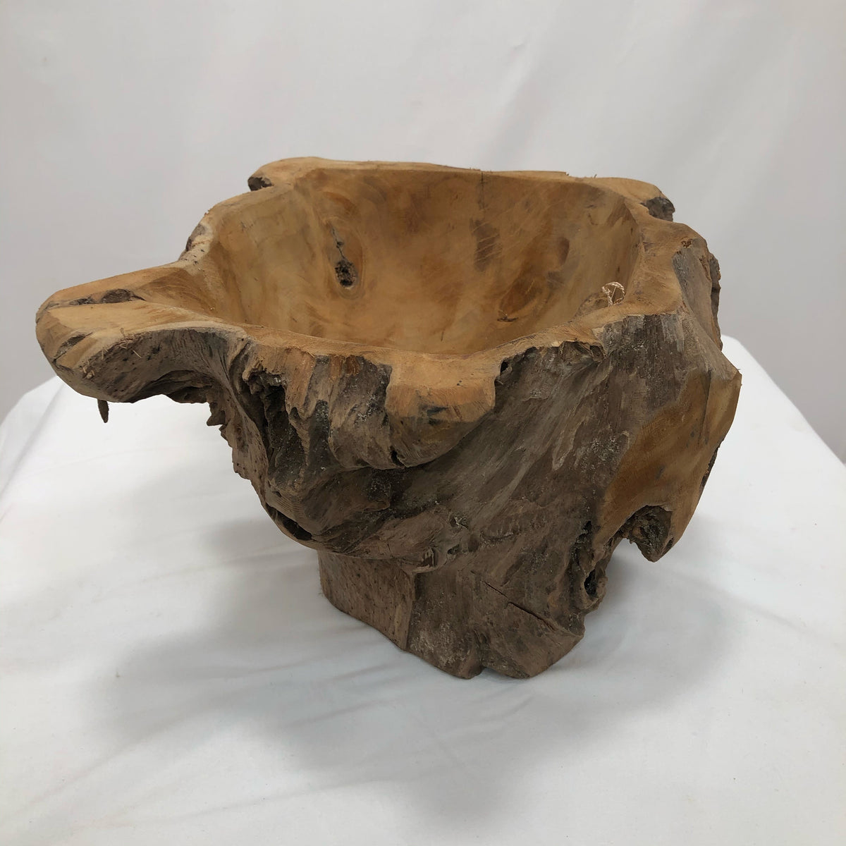 Teak &#39;Bowl&#39; DRY (L28cm x W30cm x H19cm)