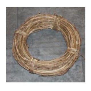 Wreath &#39;Woven&#39; (Natural) (DRY) 35cm
