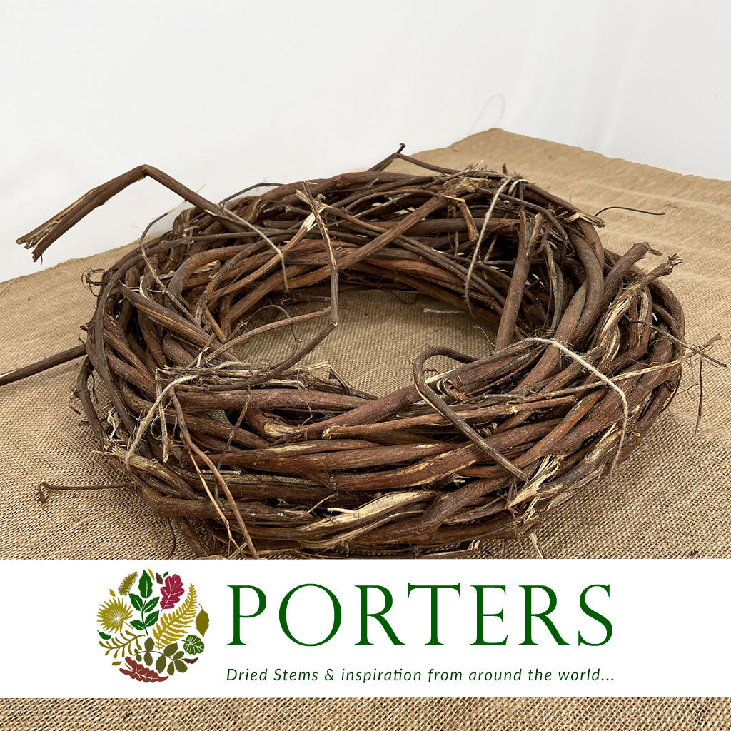 Wreath &#39;Hopvine&#39; (DRY) 40cm