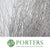 TREE 'WHITE-Gloss White' with (Silver Glitter) (Various Heights) (Painted)