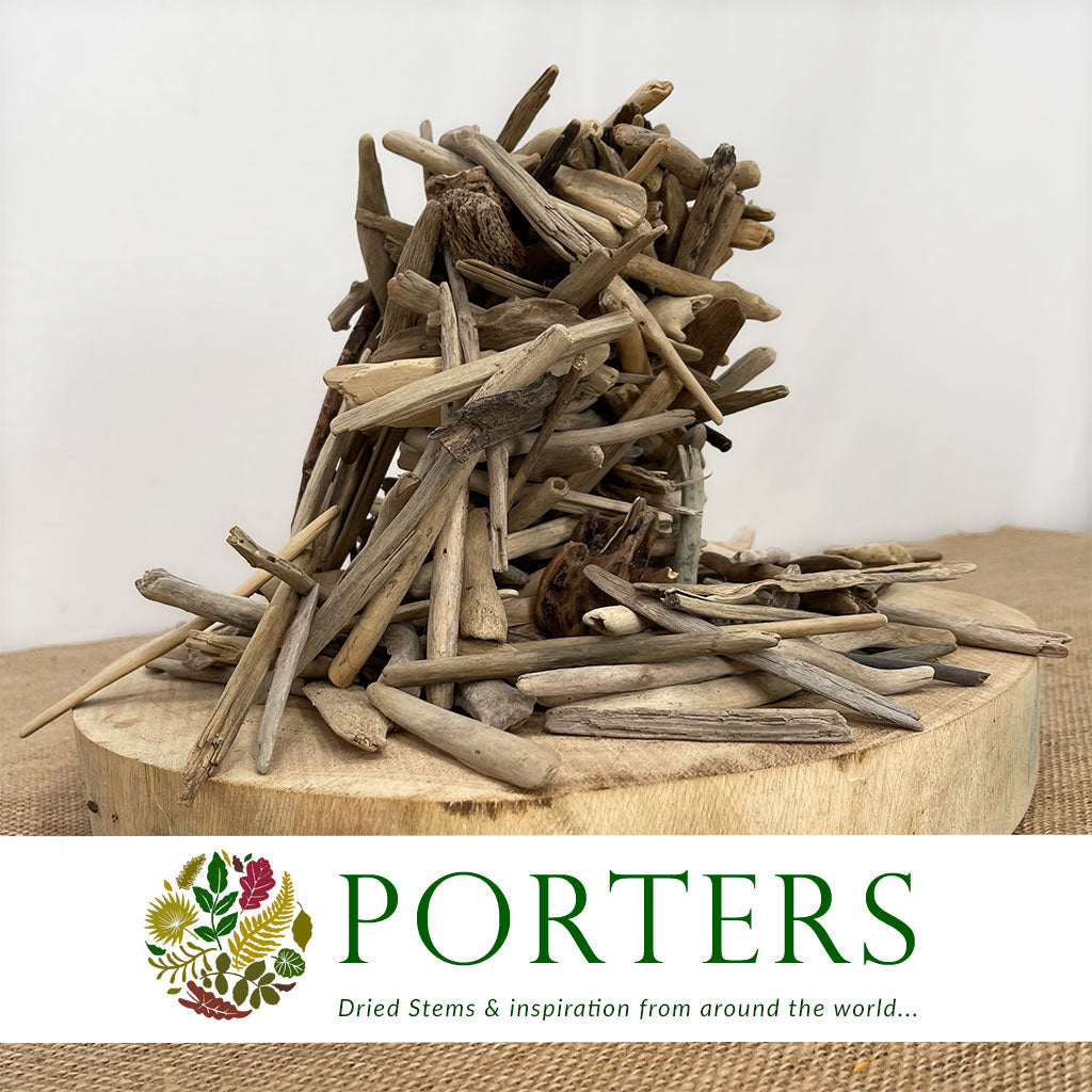 Driftwood &#39;Pieces&#39; Tumbled (Natural) DRY (500g)