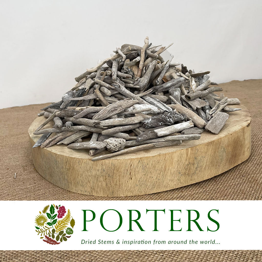 Driftwood &#39;Pieces&#39; (White Wash) (DRY) (500g)